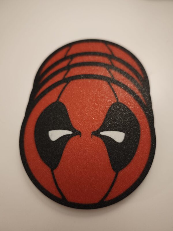 Deadpool Untersetzer | Deadpool | Wolverine 3D printed Coaster