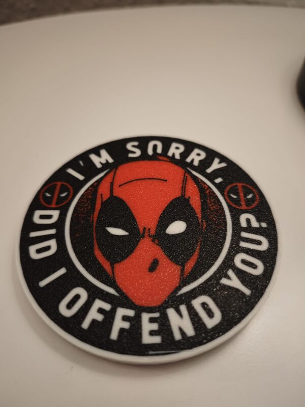 Deadpool Untersetzer | Deadpool | Wolverine 3D printed Coaster - Image 2